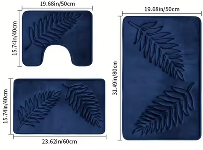 LOT DE 3 TAPIS DE SALLE BAIN ACQUAGUARD