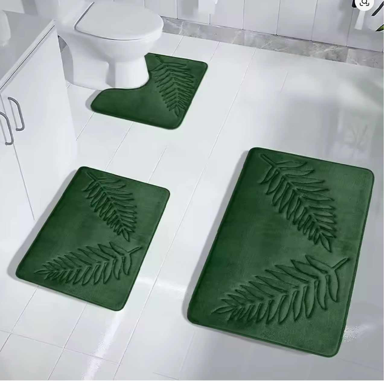 LOT DE 3 TAPIS DE SALLE BAIN ACQUAGUARD
